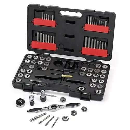 GearWrench 75 Piece SAE/Metric Ratcheting Tap and Die Set 3887