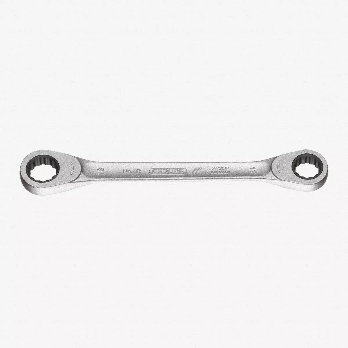 Gedore 4 R 17x19 Flat ring ratchet spanner 17x19 mm