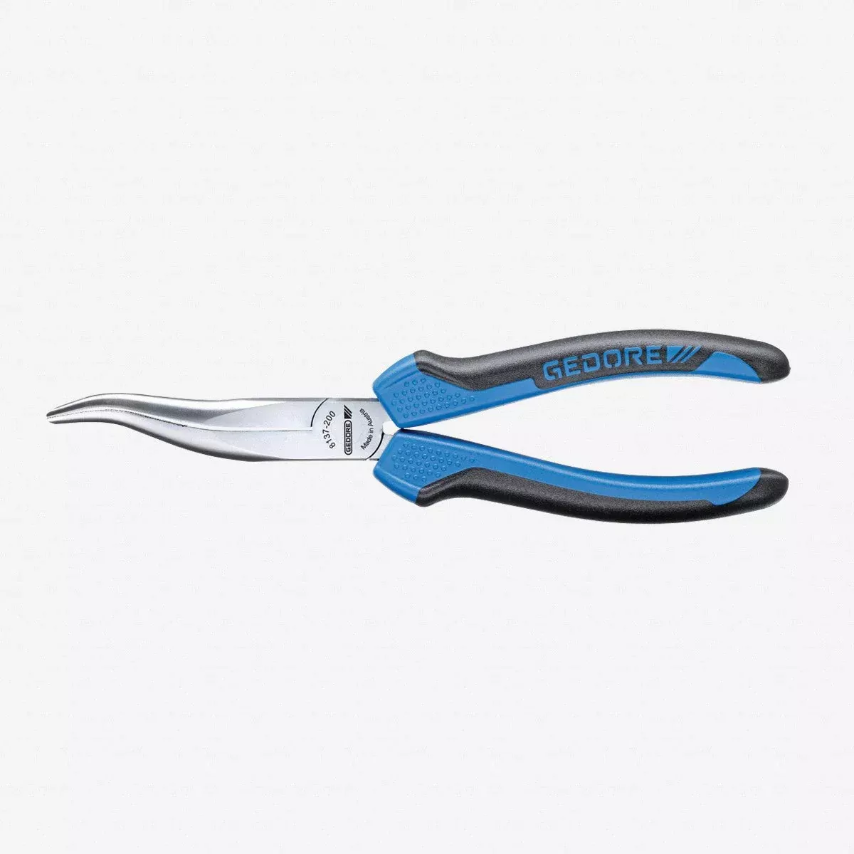 Gedore 8137-200 JC Mechanics pliers, without wire cutter, offset pattern 200 mm