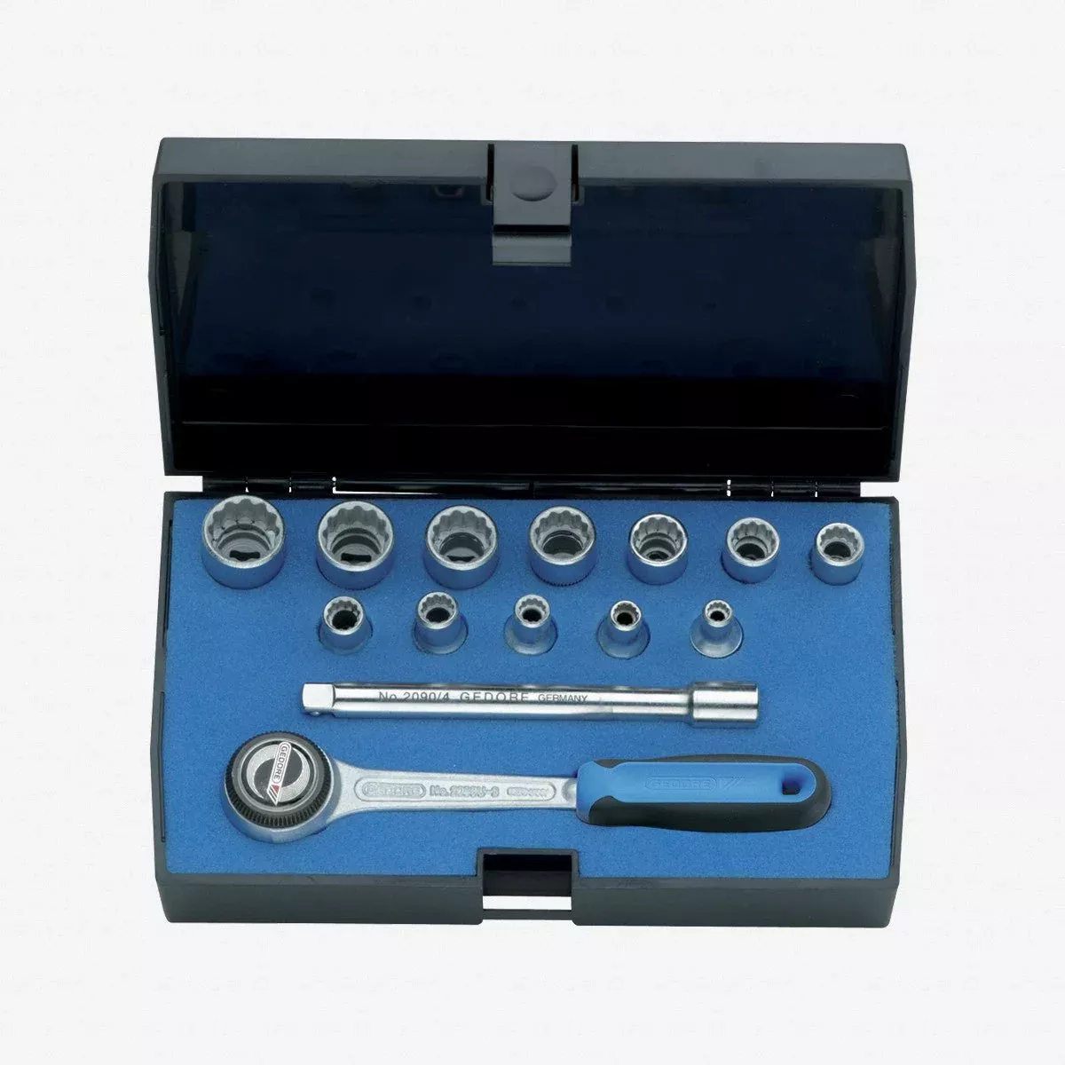 Gedore D 20 DMU-3 Socket set 1/4" 13 pcs UD 4-13 mm
