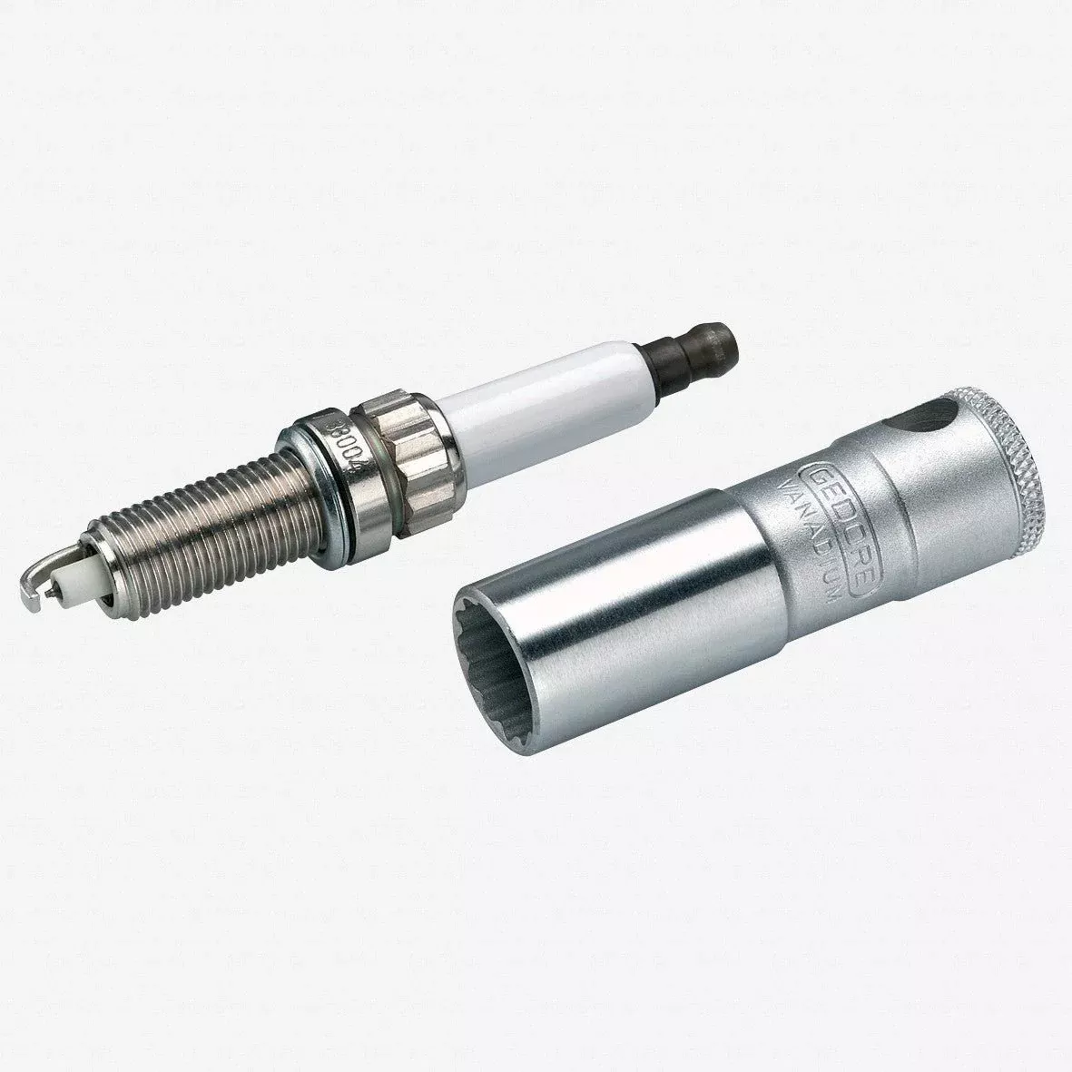 Gedore D 55 Spark plug socket with retention spring 14 mm 3/8"