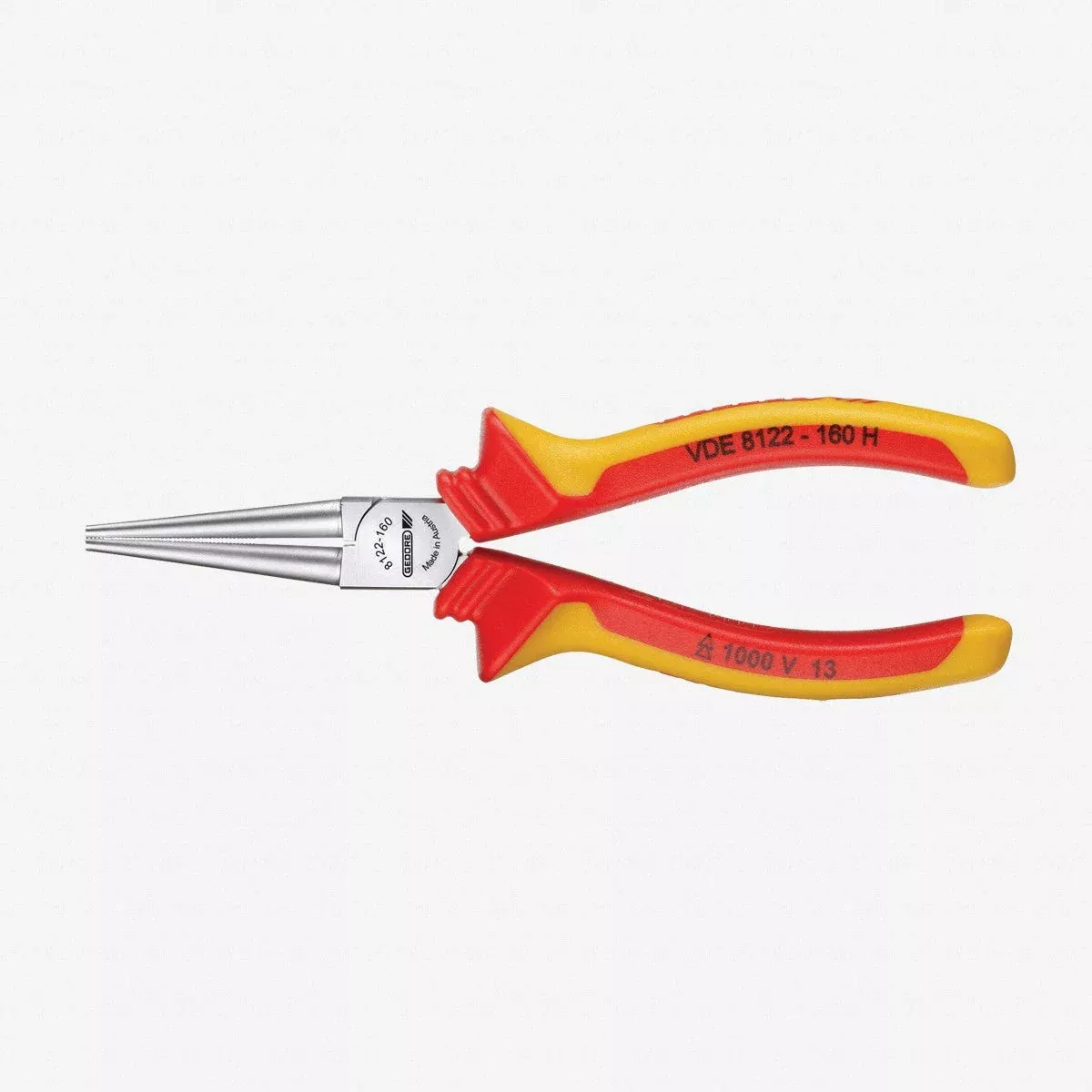 Gedore VDE 8122-160 H VDE Round nose pliers with VDE insulating sleeves