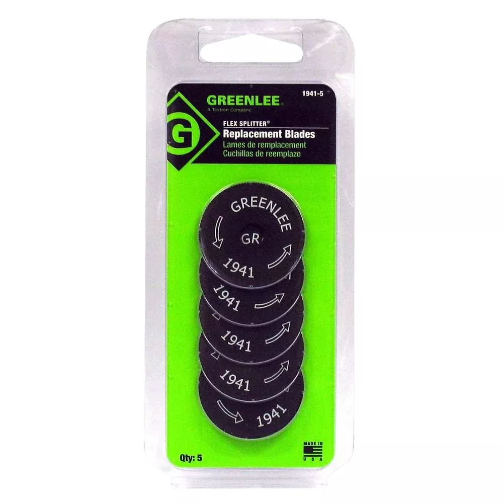 Greenlee 1941-5 Replacement Blade for BX Cutter (5 pk)