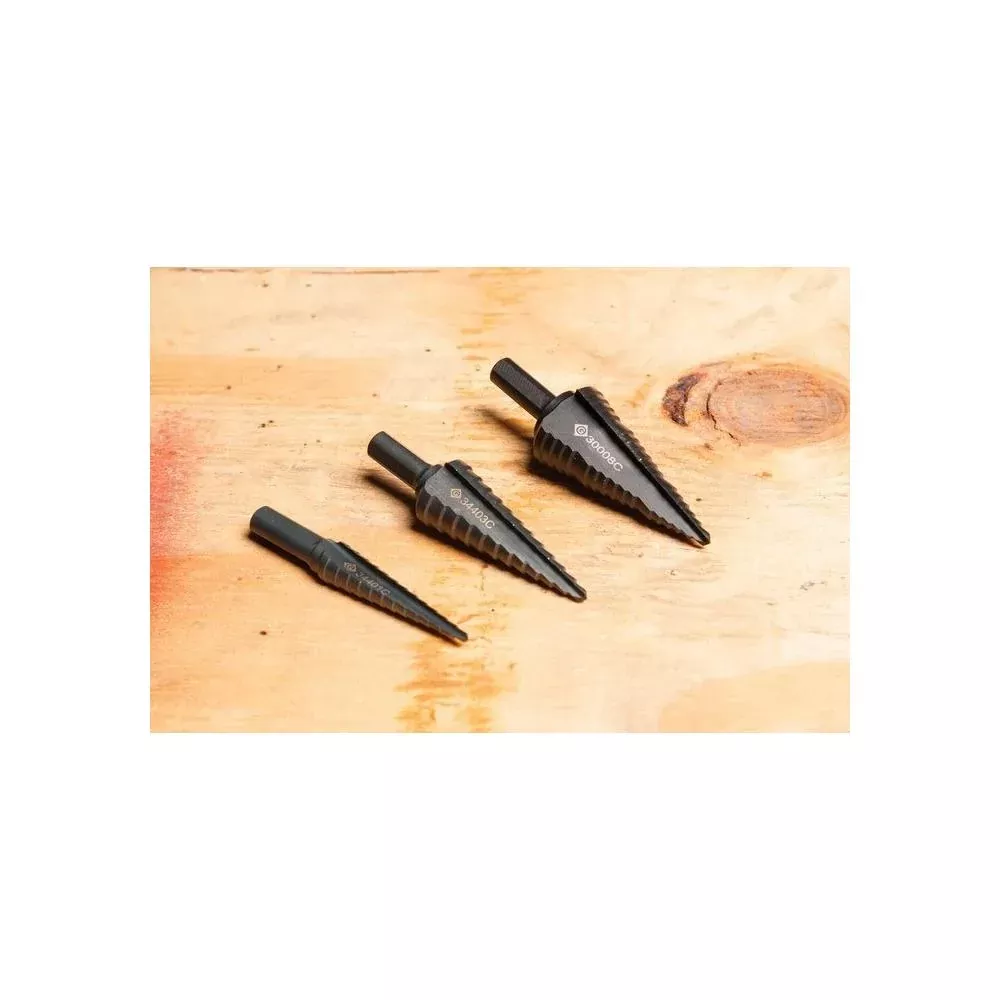 Greenlee 35884C XT Cobalt Step Bit Kit #1, #3, & #8