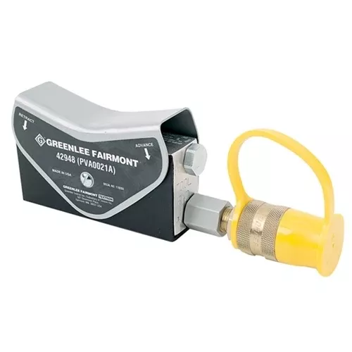 Greenlee 4 Way 3 Position Control Valve for Single-Acting Tool w/ Disconnects PVA0021