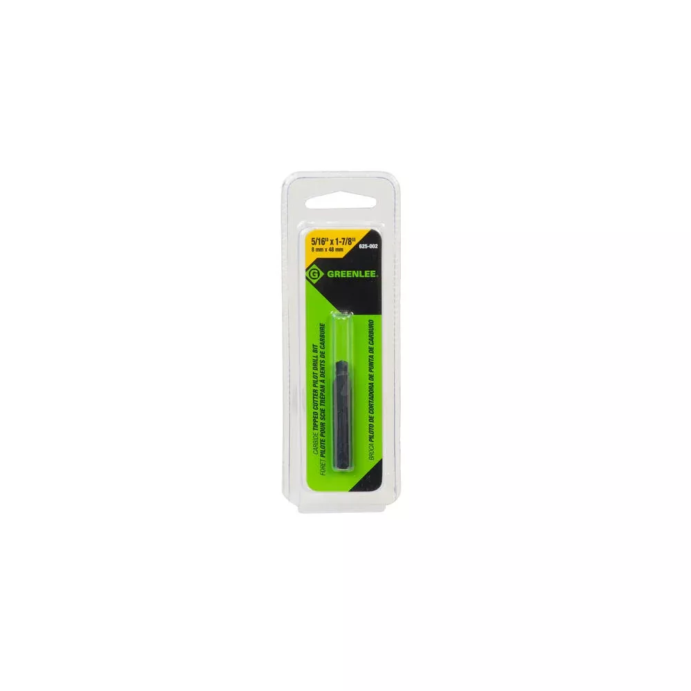 Greenlee 625-002 Pilot Drill Bit, 5/16"