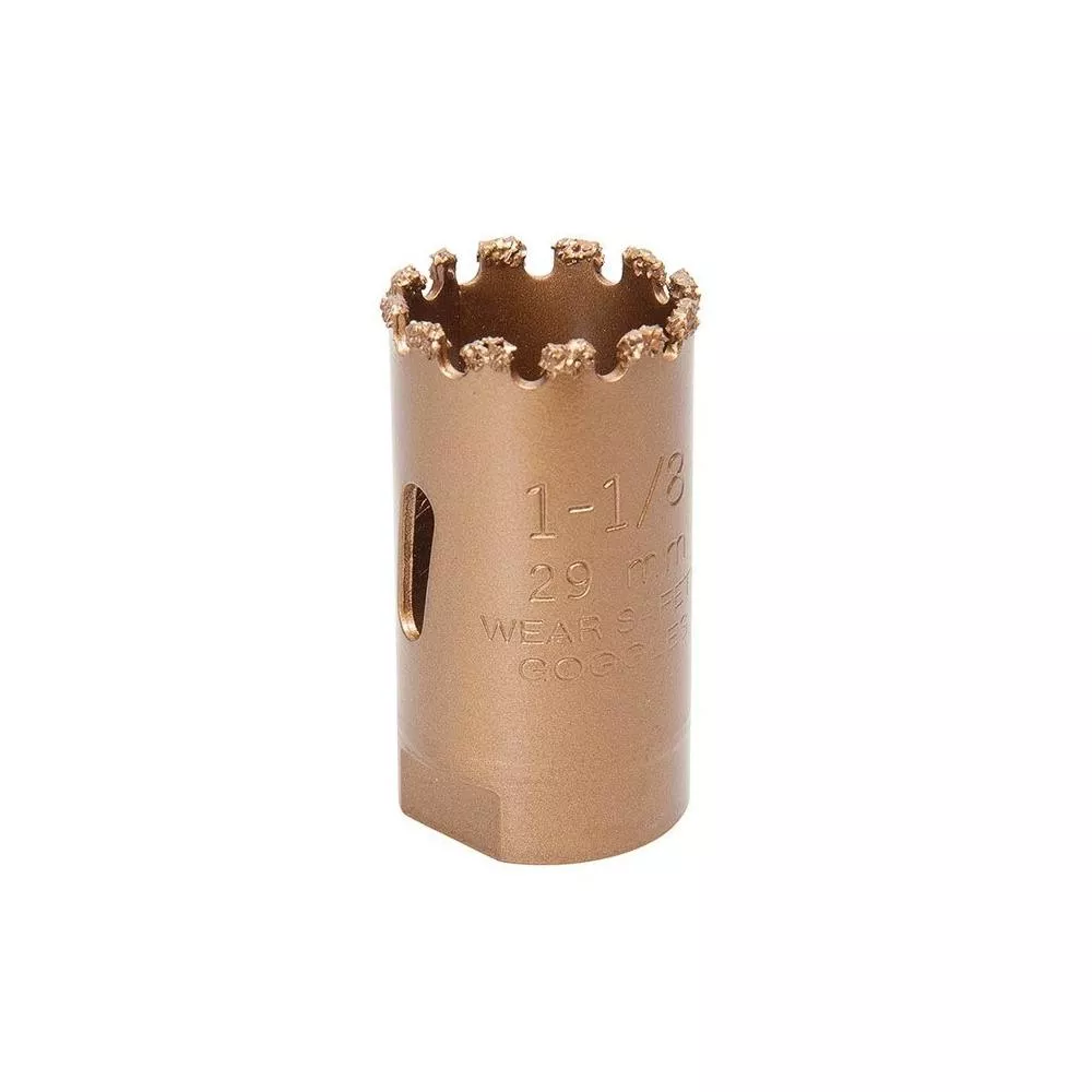 Greenlee 725-1-1/8 Carbide-Grit Hole Saw, 1-1/8"