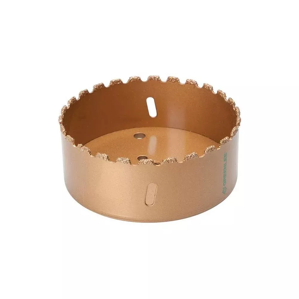 Greenlee 725-4-1/8 Carbide-Grit Hole Saw, 4-1/8"