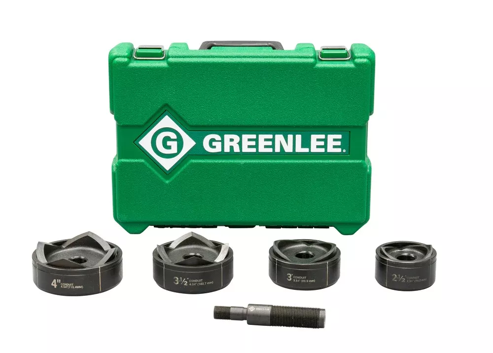 Greenlee 7304 Knockout Set for Hydraulic Drivers with Standard Round 2-1/2" to 4"