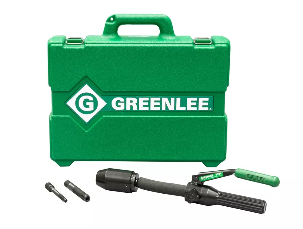 Greenlee 7704SB Quick Draw Flex 8-Ton Hydraulic Knockout Driver