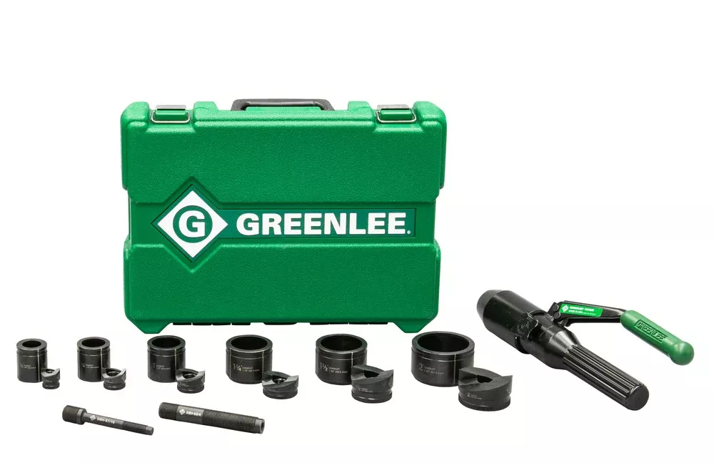 Greenlee 7806SB Quick Draw 8-Ton Hydraulic Knockout Kit with SlugBuster 1/2" to 2"