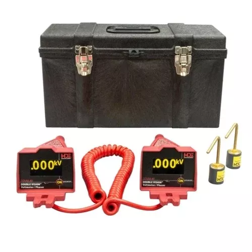 Greenlee Double Vision Dual Display Voltmeter/Phasing Set 5V-40kV; OH Kit; Base DDVM-40