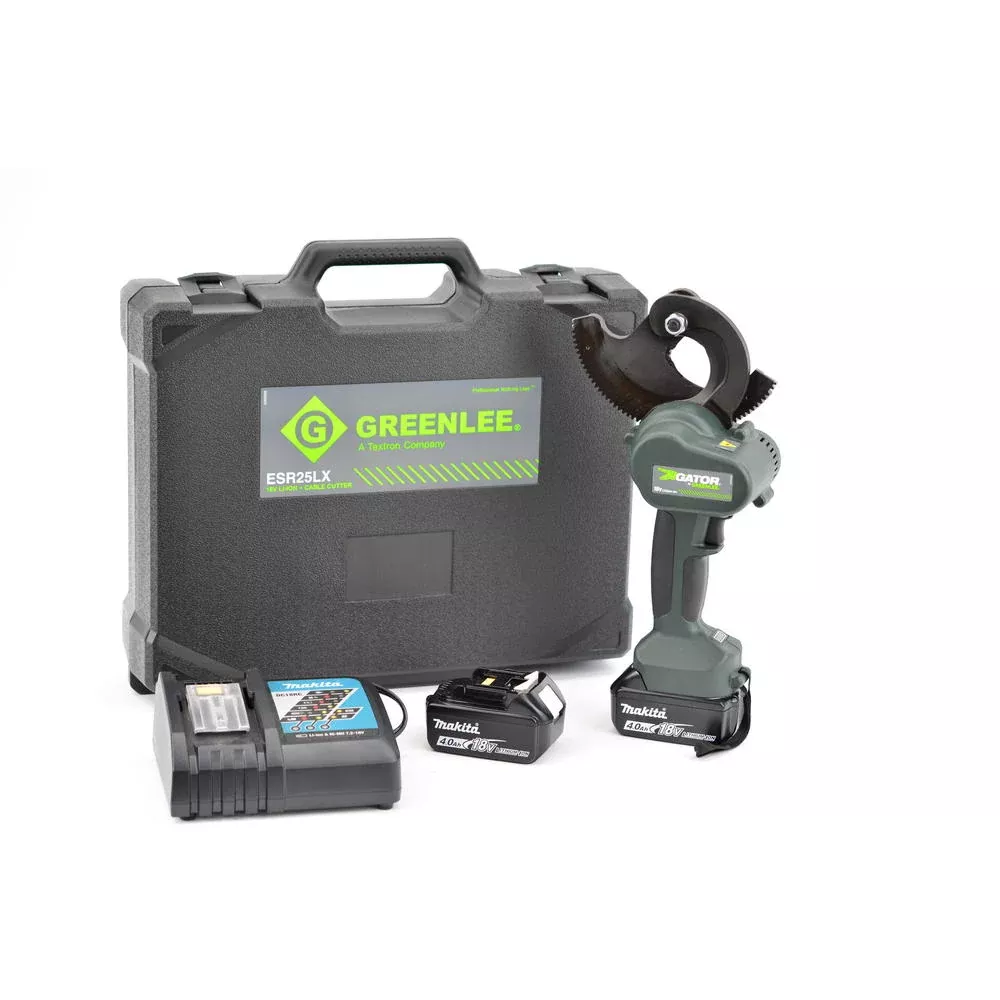 Greenlee ESR25LX11 Battery Ratchet ACSR Cutter, 120V