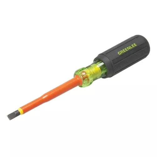 Greenlee Insulated Screwdriver Cabinet Tip 1/4'' x 4" 0153-11-INS