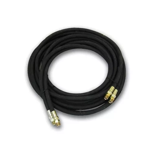 Greenlee Two 1/2" x 25' Wire Braid Hoses with 1/2" NPTF Male Fittings 111185