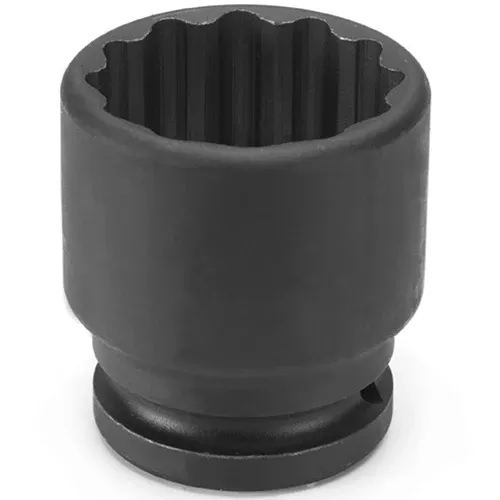 Grey Pneumatic 3/4" Drive x 1-7/16" 12-Point Standard Length Impact Socket (SAE) 3146R