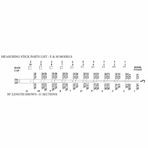 HASTINGS P21446 Number 2 Sectionfor ModelsM-25, M-35, M-40