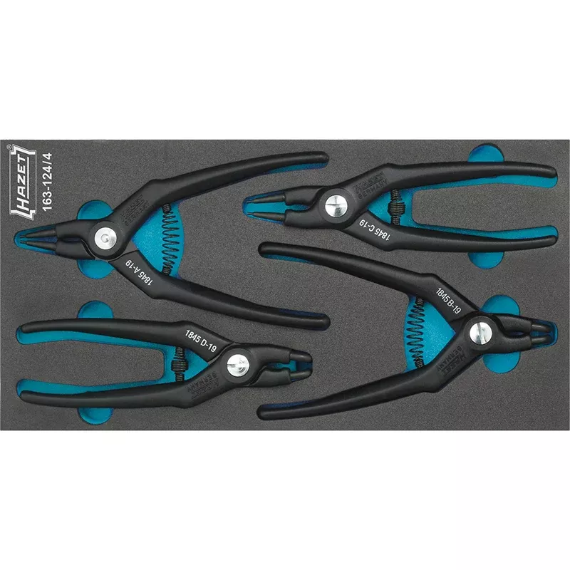 Hazet 163-124/4 Circlip Pliers Set, 4 Pieces