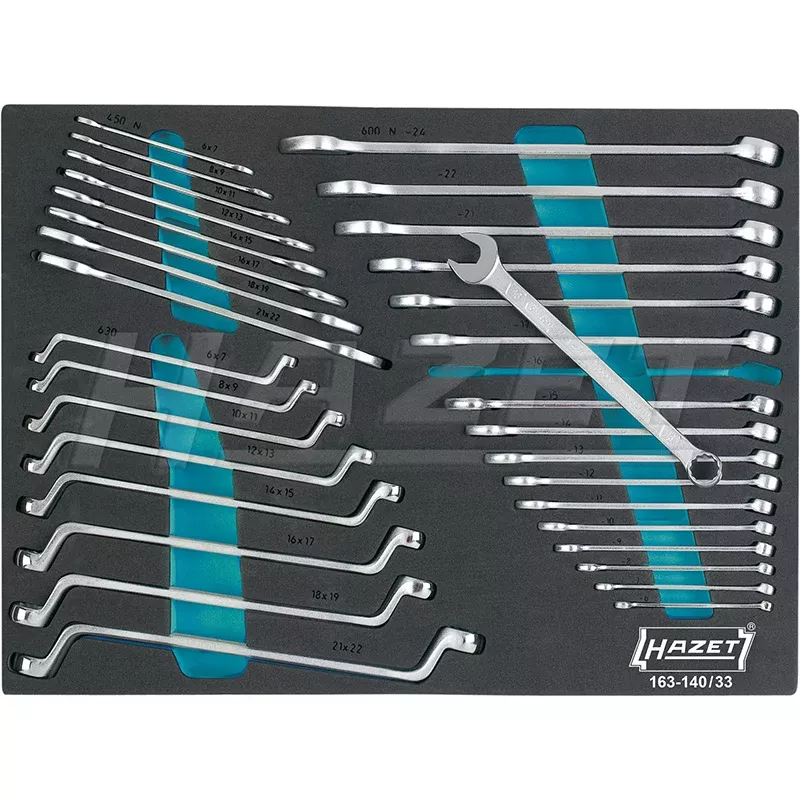 Hazet 163-140/33 Wrench Set, 33 Pieces