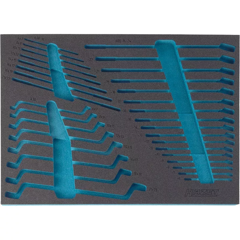 Hazet 163-140L Empty 2-Cmponent Soft Foam Insert