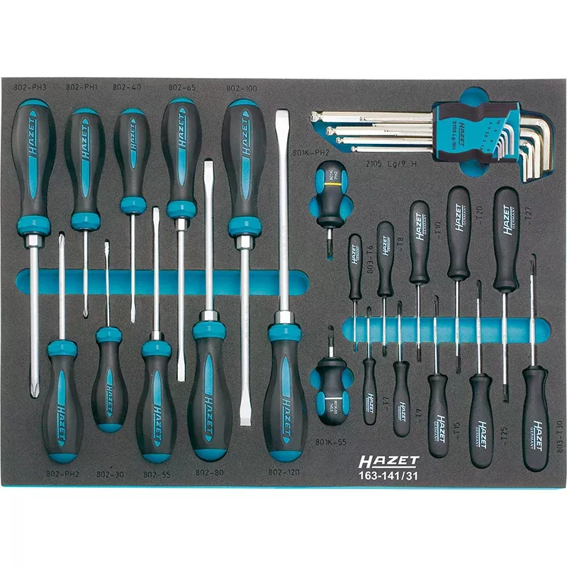 Hazet 163-141/31 Screwdriver Set, 31 Pieces