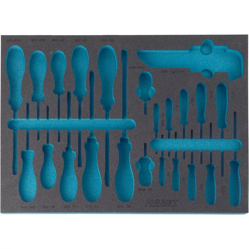 Hazet 163-141L Empty 2-Component Soft Foam Insert