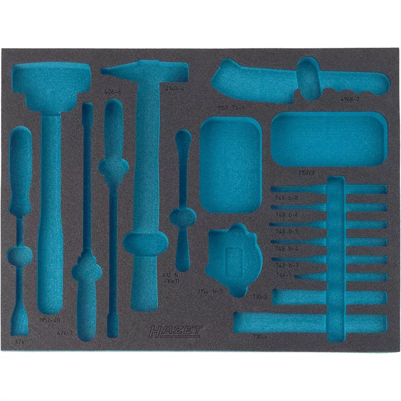 Hazet 163-143L Empty 2-Component Soft Foam Insert