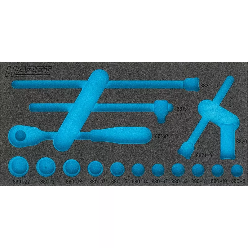 Hazet 163-334L Empty 2-Component Soft Foam Insert