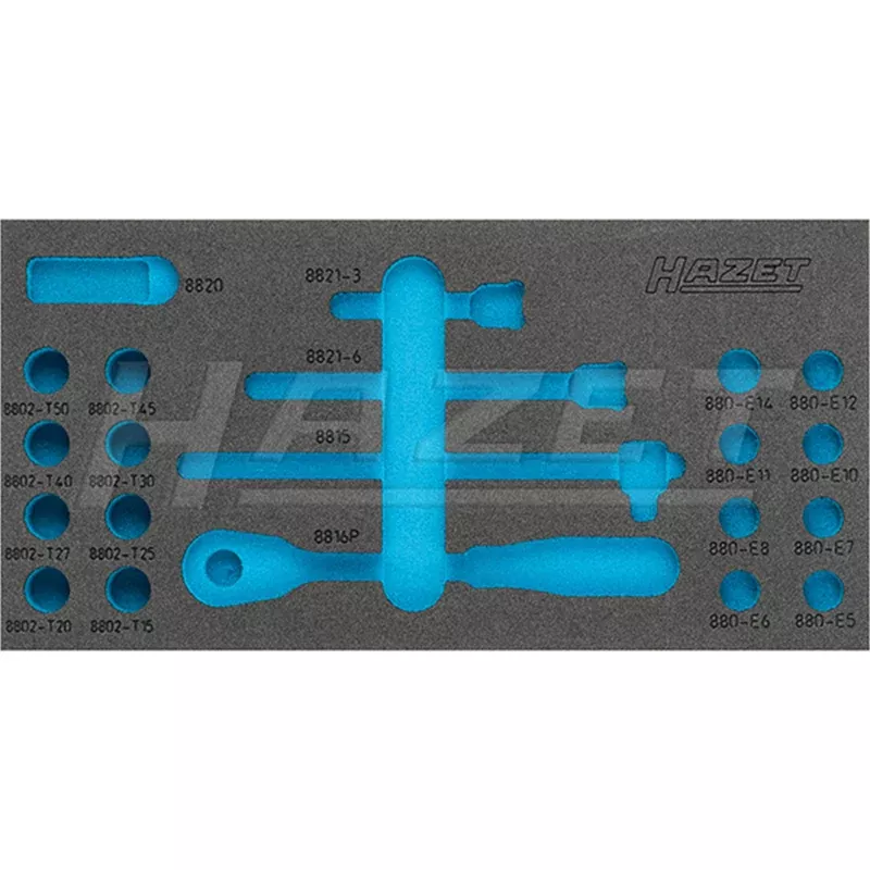 Hazet 163-348L Empty 2-Component Soft Foam Insert