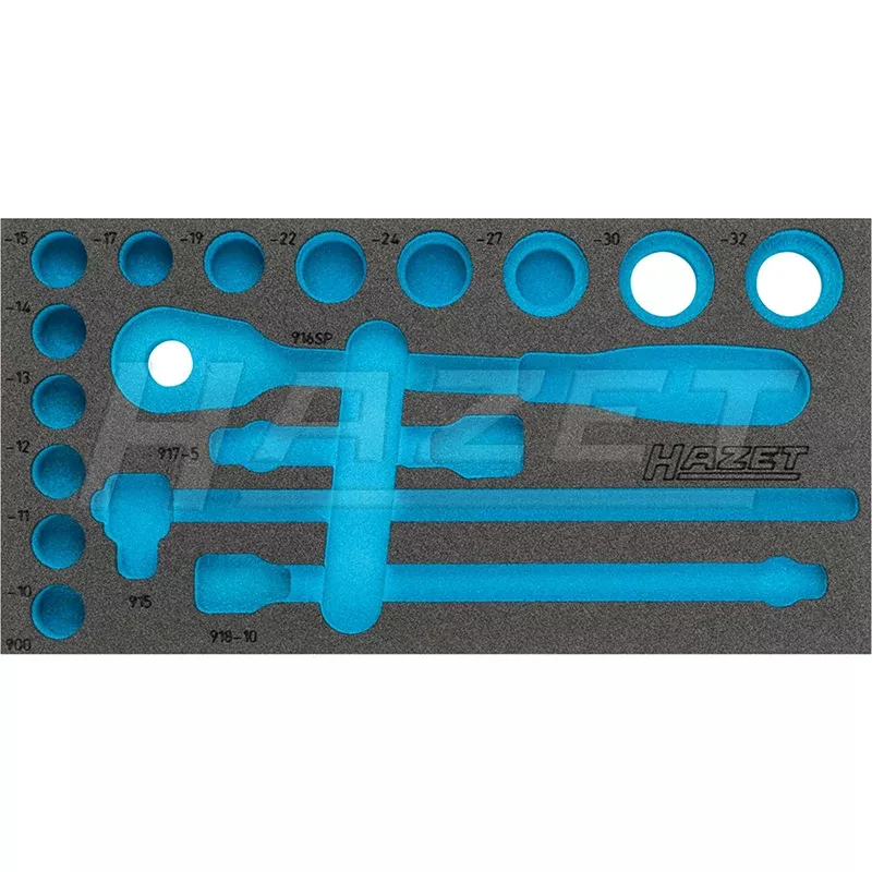 Hazet 163-358L Empty 2-Component Soft Foam Insert