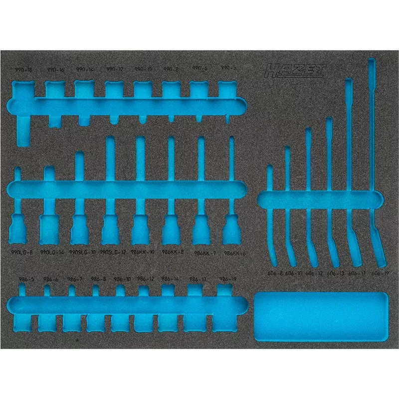 Hazet 163-367L Empty 2-Component Soft Foam Insert