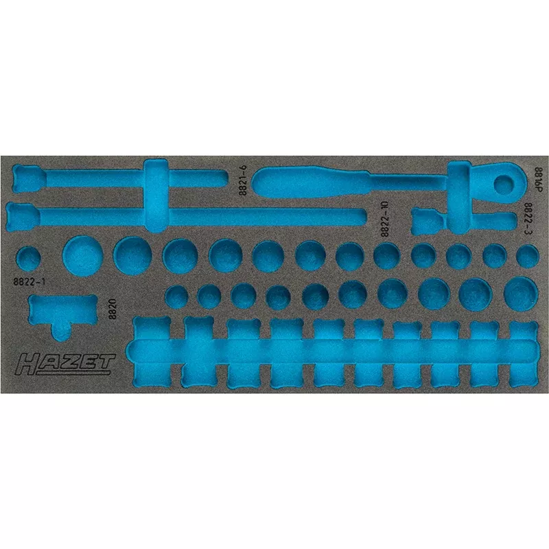 Hazet 163-379L Empty 2-Component Soft Foam Insert