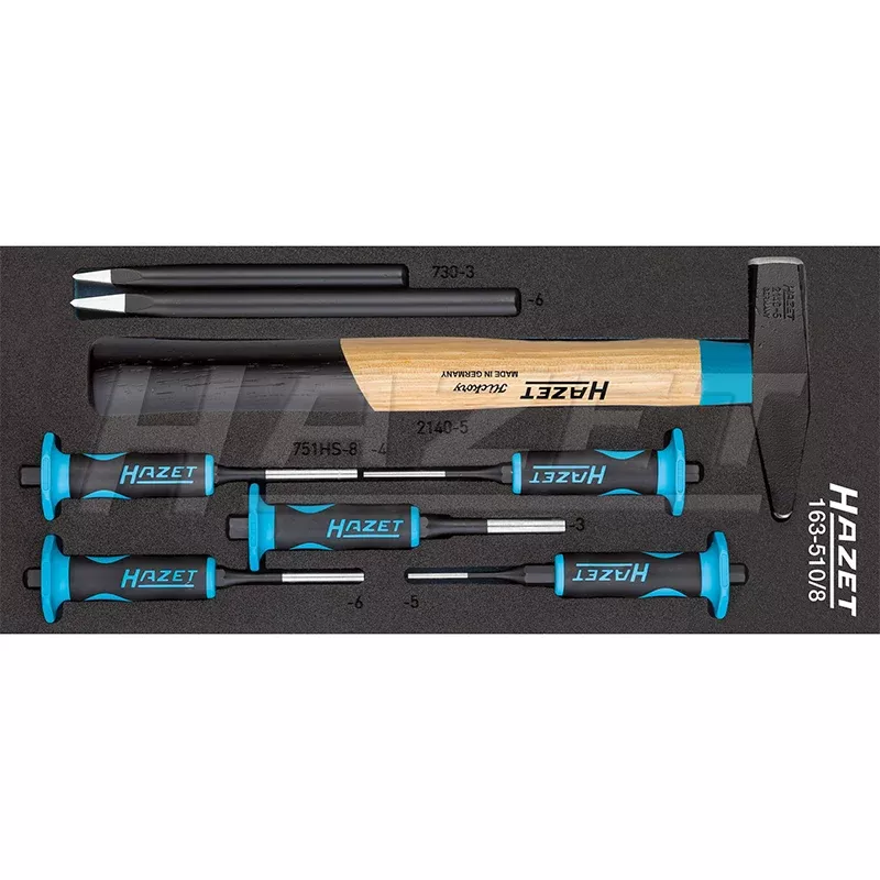 Hazet 163-510/8 Drift Pin Set, 8 Pieces