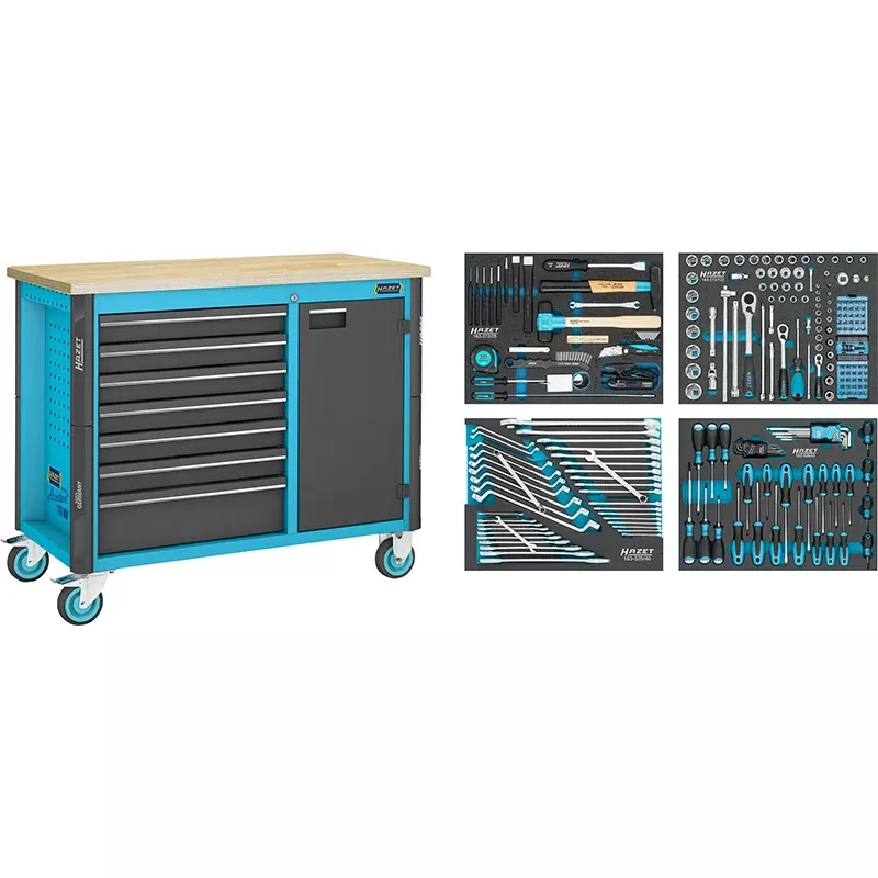 Hazet 179NW-7/230 Mobile Work Bench with 230 Tools