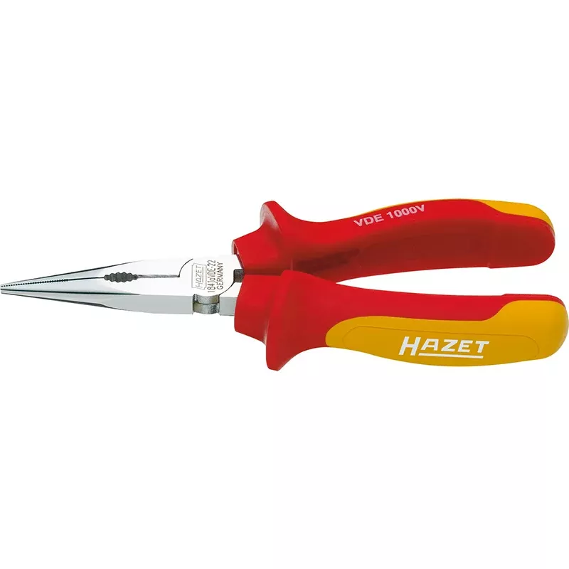 Hazet 1841AVDE-22 Snipe Nose Pliers with Protective Insulation