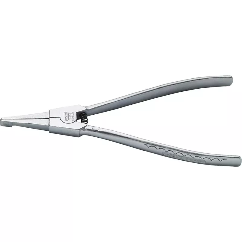 Hazet 1847-2 Circlip Pliers, 90° Bent Chequered Outside