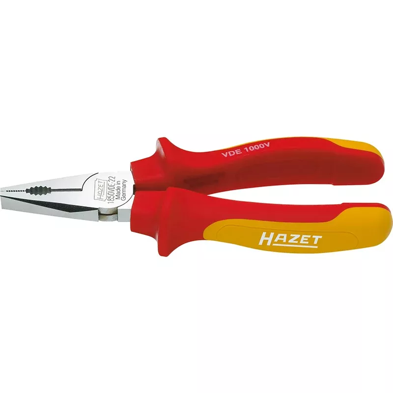 Hazet 1850VDE-22 Combination Pliers with Protective Insulation, 160mm