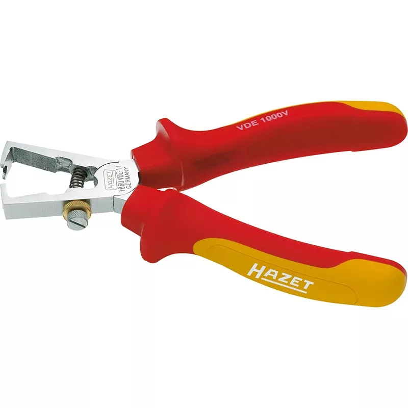Hazet 1860VDE-11 Wire Stripper with Protective Insulation, 160mm