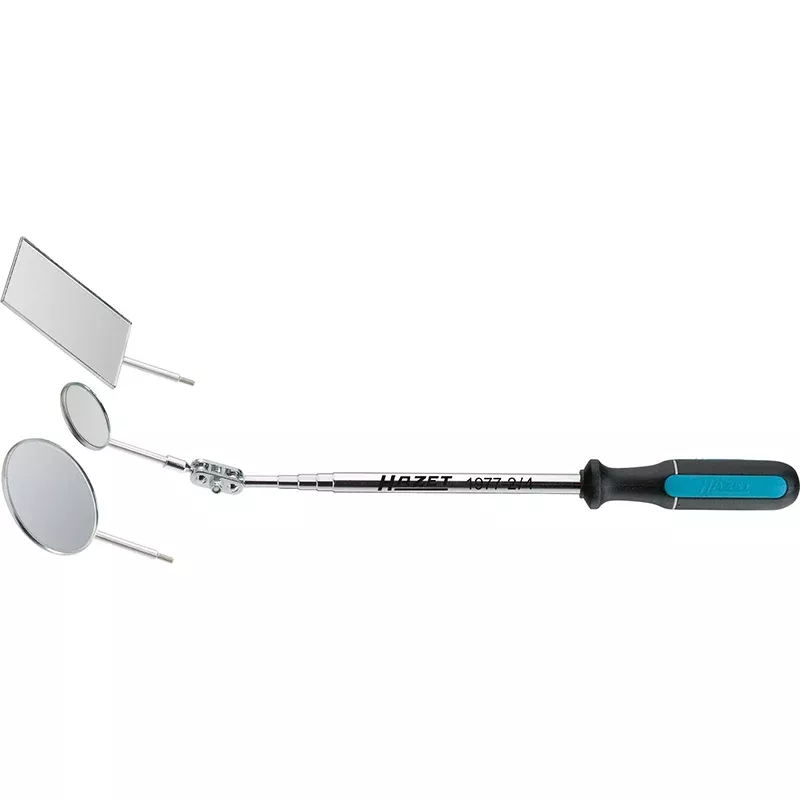 Hazet 1977-2/4 Telescopic Inspection Mirror Set, 740mm