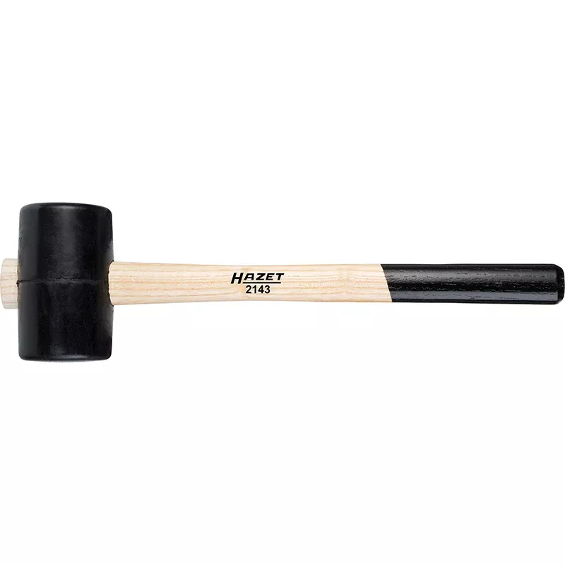 Hazet 2143 Rubber Hammer, 225 g