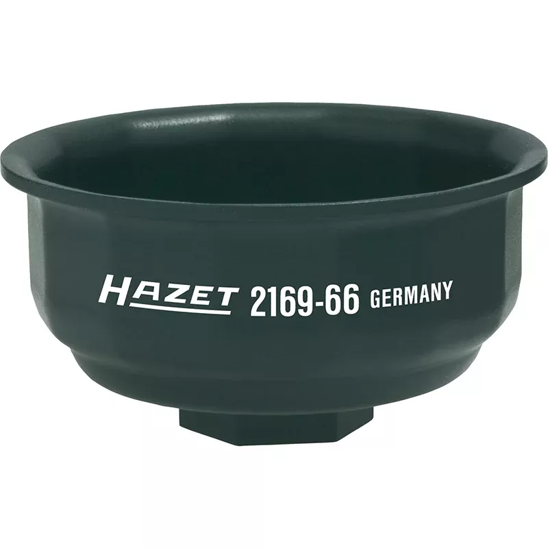 Hazet 2169-66 Oil Filter Wrench, Groove Profile, 66mm