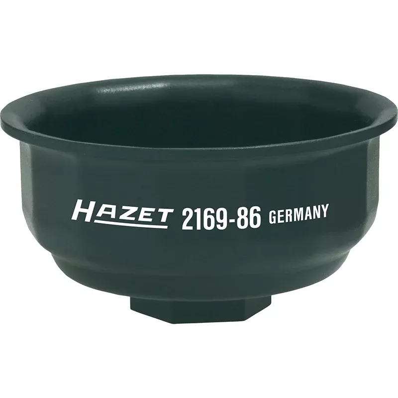 Hazet 2169-86 Oil Filter Wrench, Groove Profile, 86mm