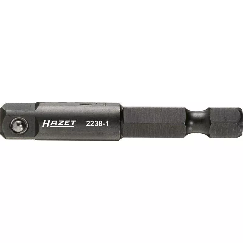 Hazet 2238-1 Adapter, 1/4" Hex to 1/4" Square