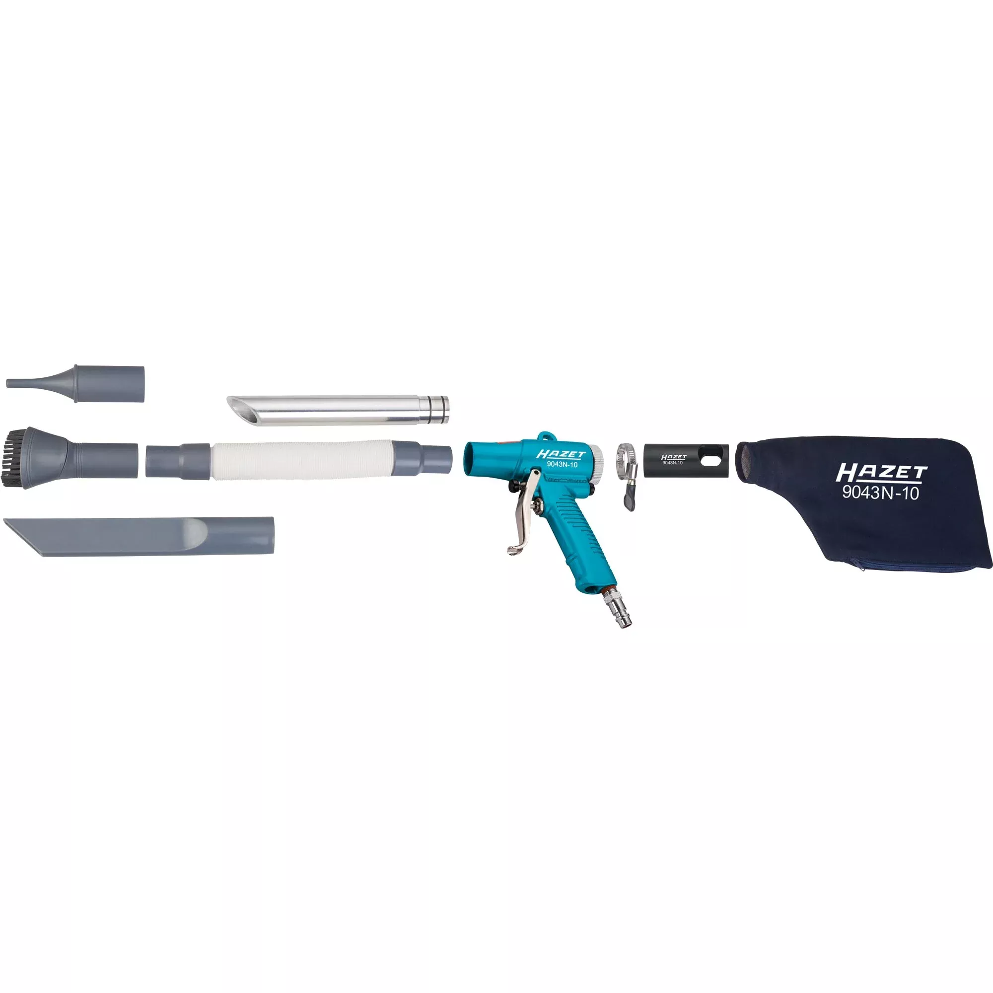 Hazet 9043N-10 Air blow and suction gun ∙ switchable