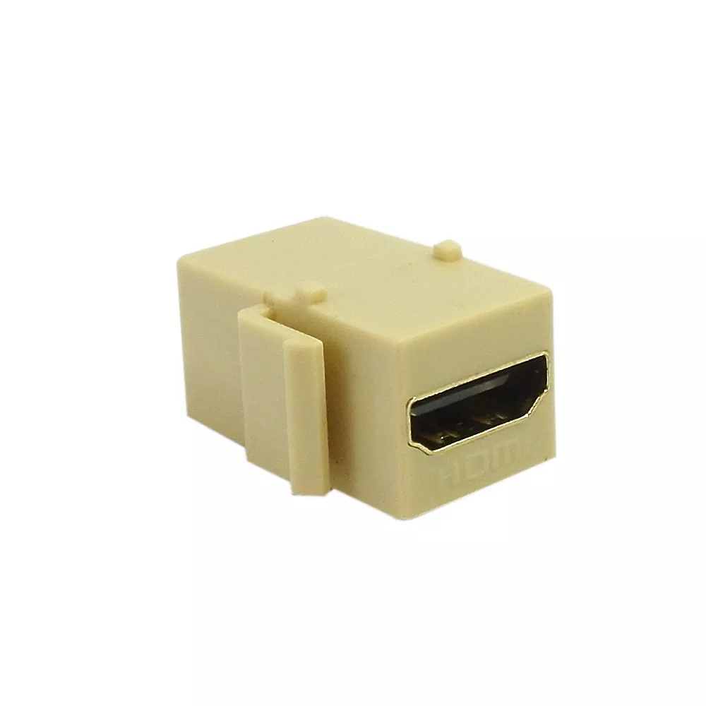 HDMI Female/Female Keystonewall Plate Insert - Ivory