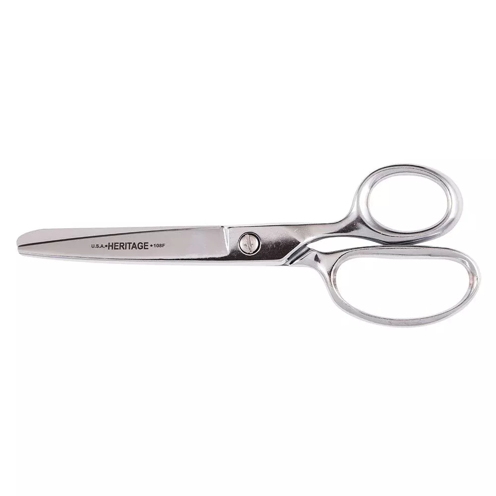 Heritage Cutlery 108F 8'' Straight Trimmer / Fully Rounded Tips