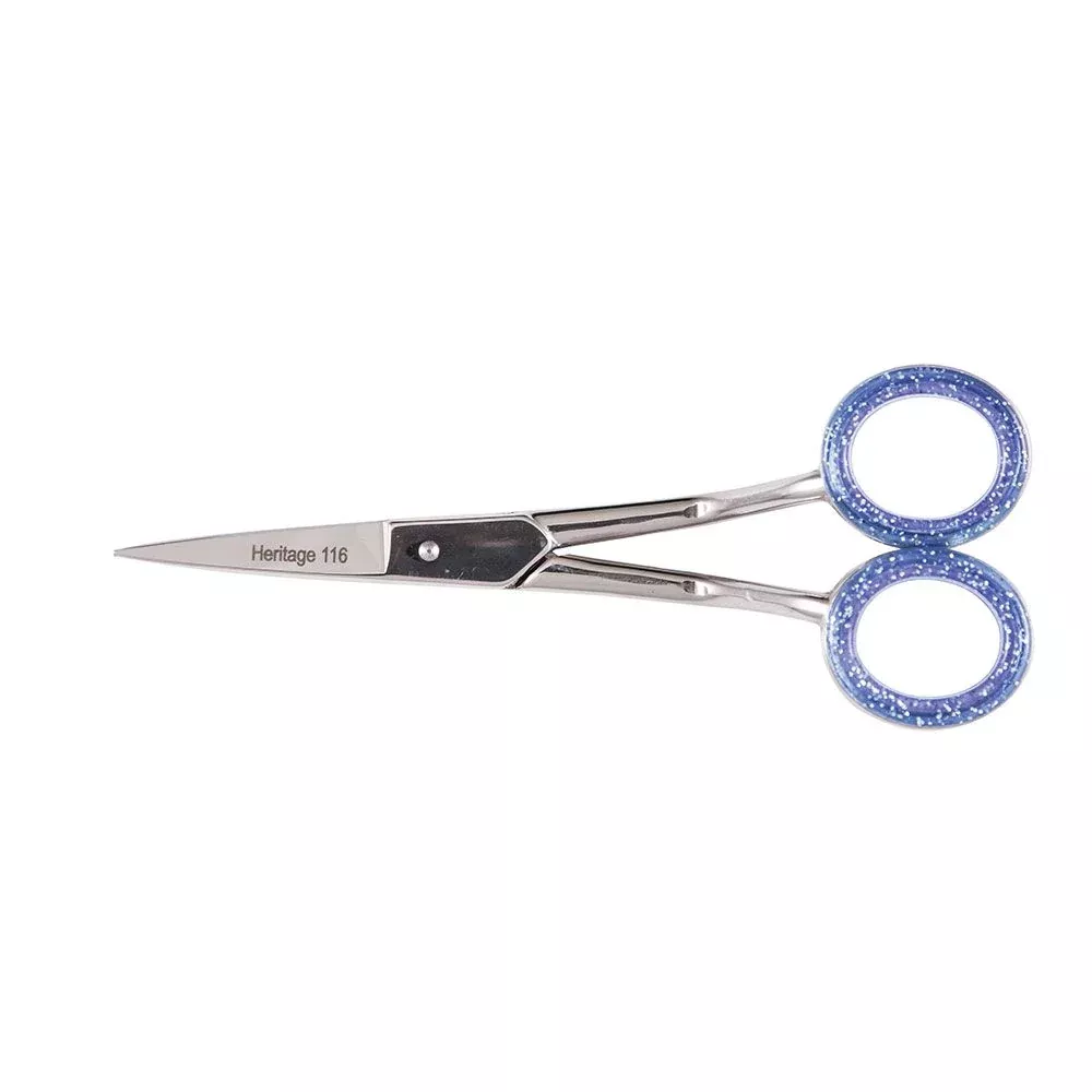Heritage Cutlery 116 5-5/8'' Machine Embroidery Scissor / xtra bent handle