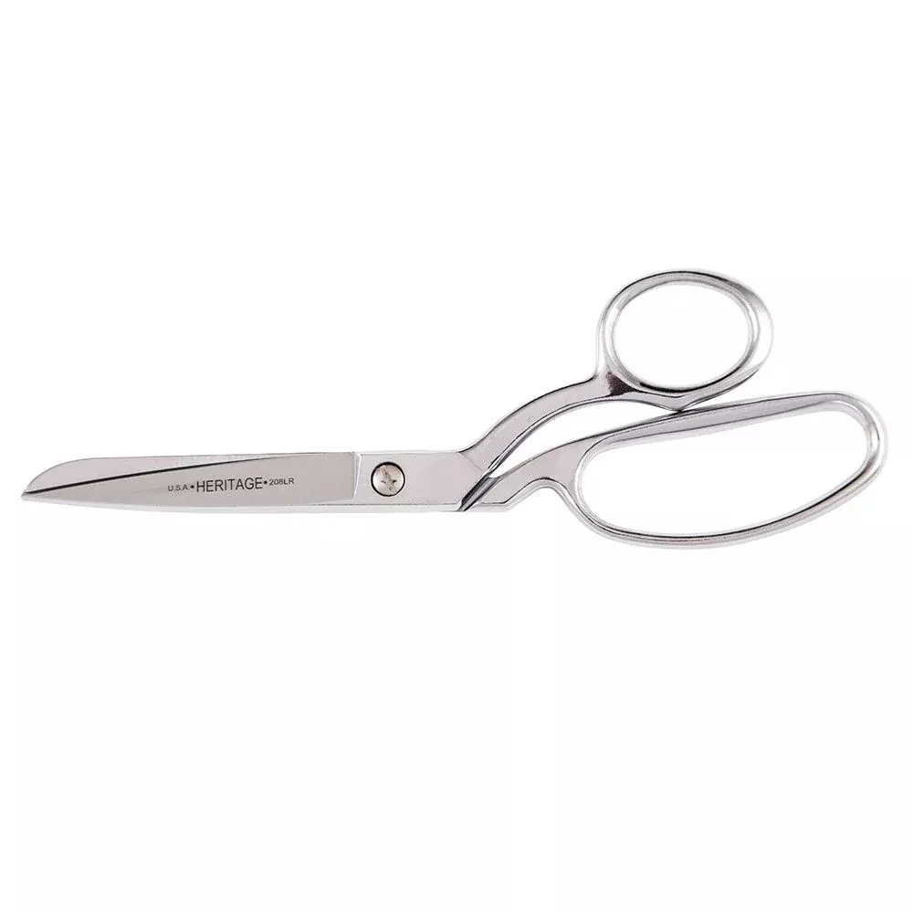 Heritage Cutlery 208LRK 8'' Bent Trimmer w/ Large Ring / Knife Edge