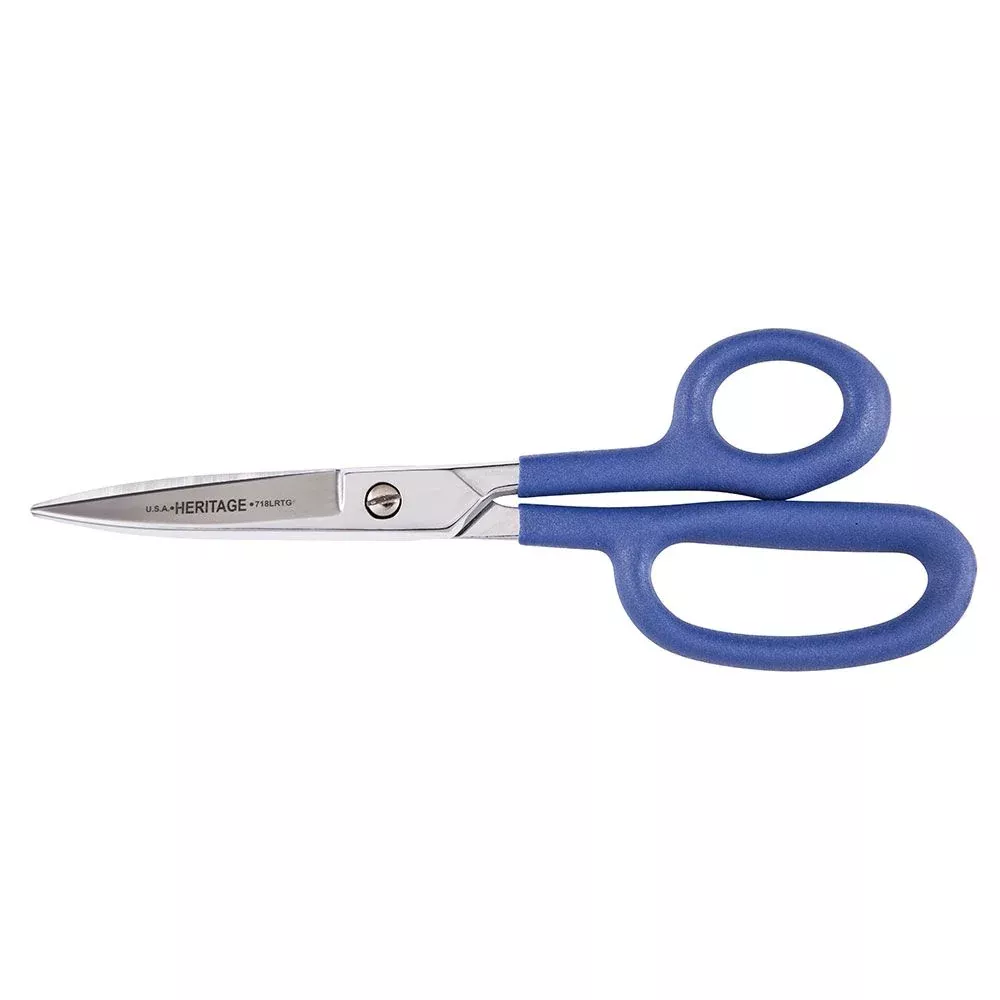 Heritage Cutlery 718LRTG 8 5/8'' Heavy Duty Shear w/ Large Ring / Texture Grip