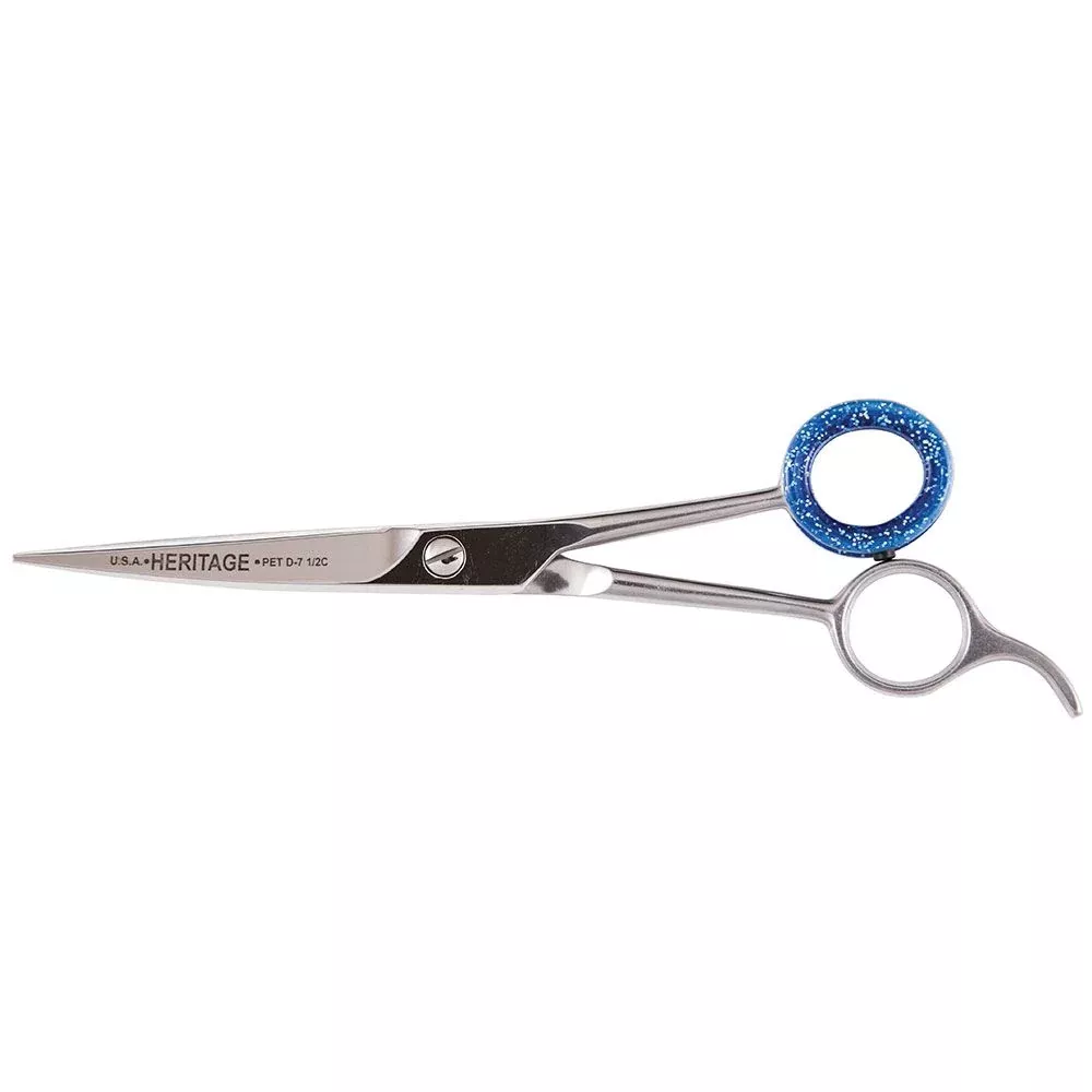 Heritage Cutlery D75-C 7-1/2'' Pet Grooming Scissor / Curved Blade
